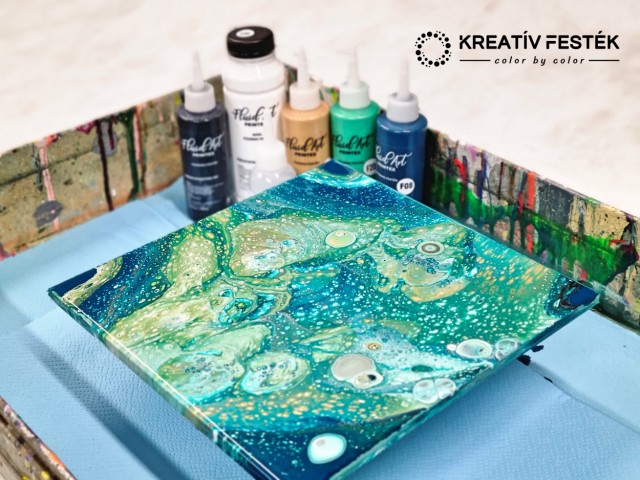 Fluid Art alapok – Hogyan kezdj hozzá, mire lesz szükséged?