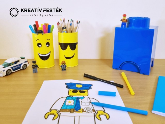  DIY ceruzatartó készítése akrilfestékkel