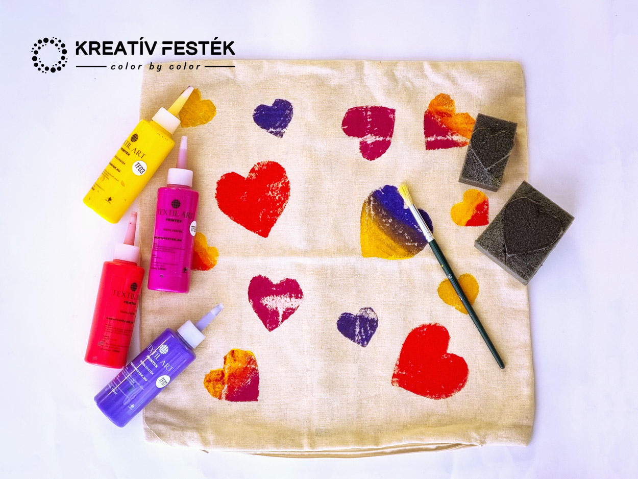 anyák napja DIY textilfestés