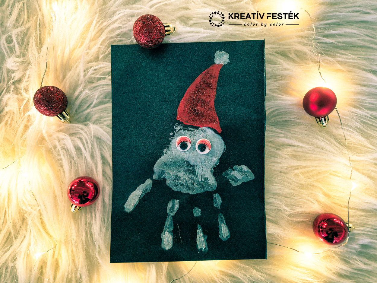 karácsonyi képeslap házilag