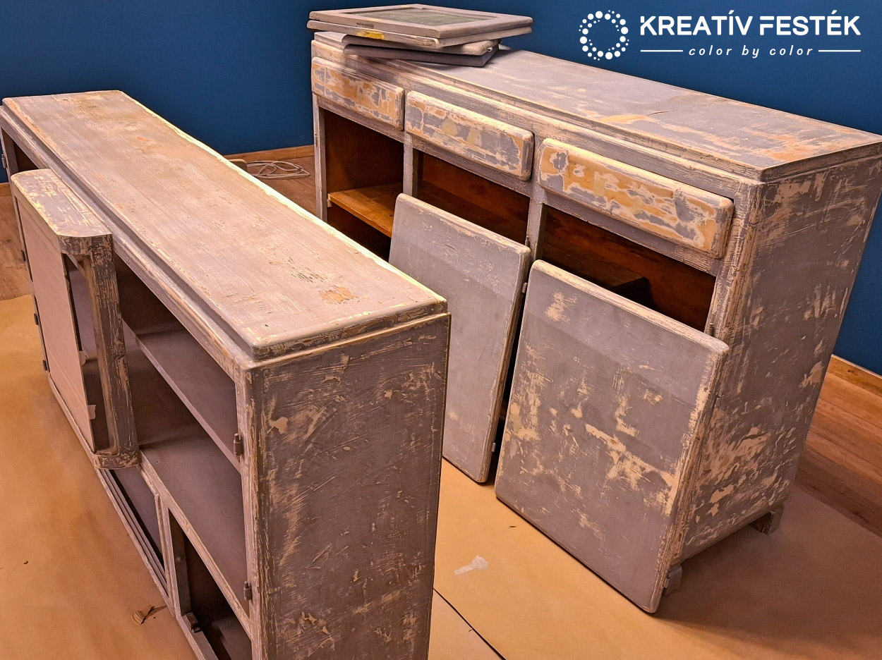 komod felujitás butorfestés