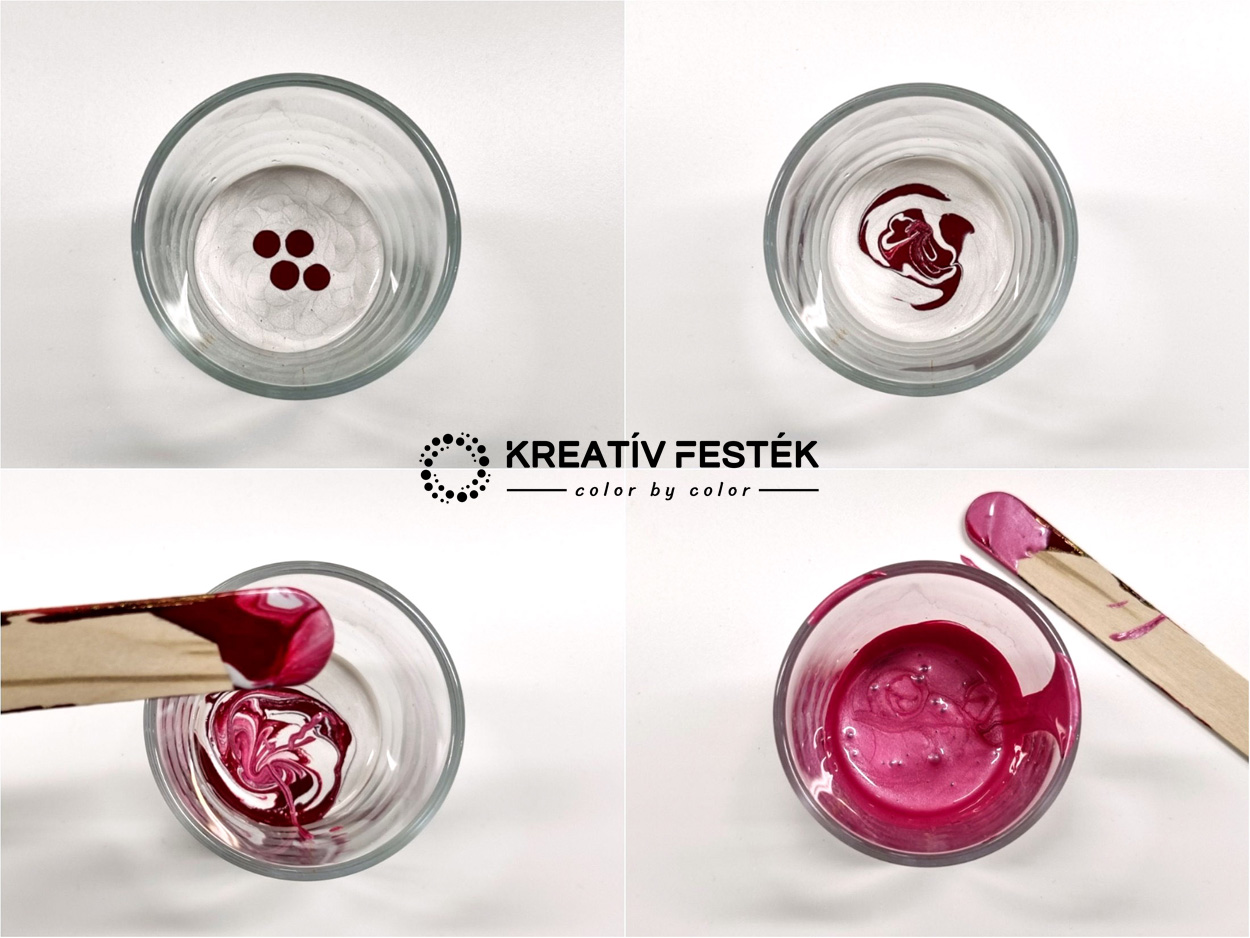 fluid art keverés