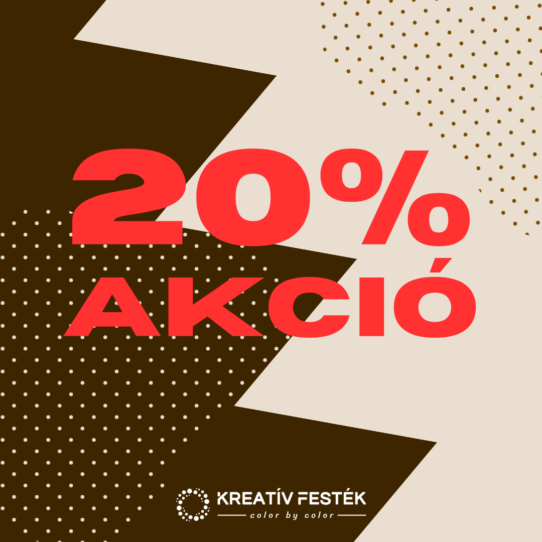 20% kedvezmény MINDENRE!